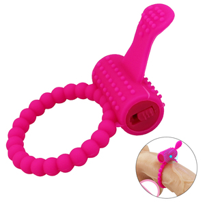 Anillo Vibrador de Silicona MELO para Retrasar la Eyaculación - Uso en Adultos, 2 Baterías AG5 - Product Image 1