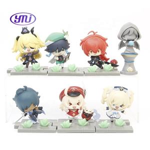 Figura de Gacha juguete Genshined <span class=keywords><strong>Impact</strong></span> Klee Diluc Venti Fischl Kaeya caja ciega muñeca coleccionable regalo para niños figura de acción de anime - Product Image 1
