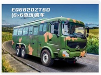 Autobus Dongfeng 6x6, marque chinoise, neuf, 24-31 places, boîte de vitesses manuelle, norme d'émission Euro 2