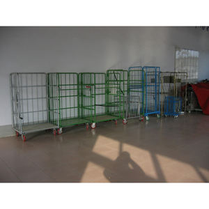 Japanse Stijl Zware Nestable Opvouwbare Roll Container Cargo Trolley Industriële Logistieke Pallet Trolley - Product Image 6