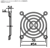 Hochwertiges 60mm Metall-Lüftergitter 60x60mm Eisengitterschutz Verchromtes Stahldrahtnetz für Medizinische Geräte Präzisionslüfter