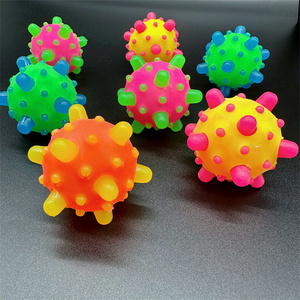 Pelota Deportiva Brillante de TPR con Diseño de Planeta Espacial, Juguete para Niños, Regalo Infantil - Product Image 3