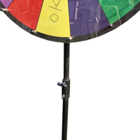 Caractéristique chanceuse pliable de plateau tournant de roue de prix portative de haute qualité pour la commodité pour des Tables de promotion