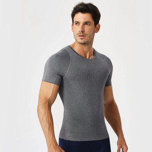 Camiseta Deportiva Personalizada para Hombre, de Manga Raglán, Tejido de Compresión, 95% Algodón, 5% Poliéster, Elástica, Transpirable, Manga Corta, OEM - Product Image 4
