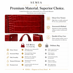 <span class=keywords><strong>Borsa</strong></span> a Mano in Pelle PU Goffrata Coccodrillo <span class=keywords><strong>Rossa</strong></span> Personalizzata OEM, <span class=keywords><strong>Borsa</strong></span> a Spalla Mini Strutturata di Lusso per Donna, Produttore - Product Image 6