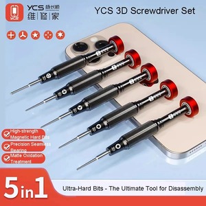YCS YCS-T05 Jeu <span class=keywords><strong>de</strong></span> tournevis 3D <span class=keywords><strong>de</strong></span> haute précision pour la maintenance des téléphones mobiles, le démontage électronique, la réparation, <span class=keywords><strong>kit</strong></span> <span class=keywords><strong>de</strong></span> tournevis à vis - Product Image 2