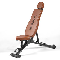 Banc de musculation pliable et réglable en métal, multifonctionnel, avec roulettes, robuste, multi-positions pour l'entraînement