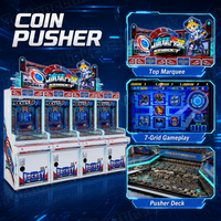 Nouvelle machine à pousser les pièces de monnaie, direct usine, jeux à monnayeur, gameplay à jackpot, borne d'arcade électronique à pousser les pièces de monnaie avec jetons pour FEC
