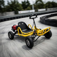 Kart à essence professionnel XFY 208cc avec frein à disque hydraulique et double démarrage pour flottes de location commerciales à fort trafic