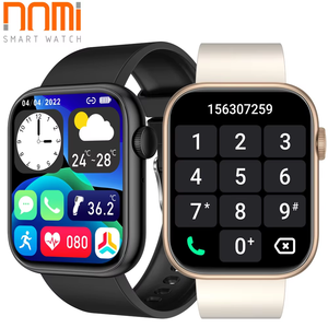 Para QX7 Tela Cheia AI Assistente de Voz Relógio Inteligente Homens Mulheres Android Square Silica Gel Freqüência Cardíaca Magnética Oxigênio no Sangue - Product Image 2