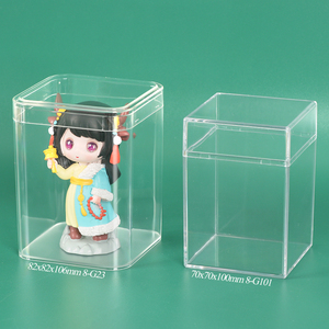 SUNSHING Transparent Funko Pop Protector <b>Box</b> Plastic Toy Display Case Storage Container for Beanie Baby Candy Snack <b>Bakery</b> - Product Image 2
