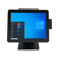 Caisse enregistreuse tactile POS 15,6 pouces à écran capacitif 10 points, Wi-Fi 6, Bluetooth 5.2, garantie 3 ans, Windows/Android, métal