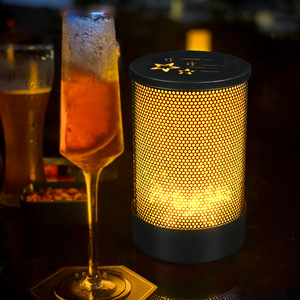 Custom Rechargeable Table <b>Lamp</b> Led <b>Touch</b> Control Cordless 36V Battery Powered Decorative Night Light For Bar Coffee Shop - Product Image 2