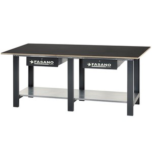 Fasano Tools Workbench 72 In X 30 In Steel Frame With Shelf And <b>Drawers</b> For <b>Workshop</b> Use - Product Image 1