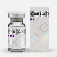 Kişiselleştirilmiş Holografik Yağ Geçirmez Dayanıklı Vinil Yapışkanlı Etiket Çevre Dostu Laboratuvar Şişe Etiketleri 3ml/5ml/7ml/10ml Cam