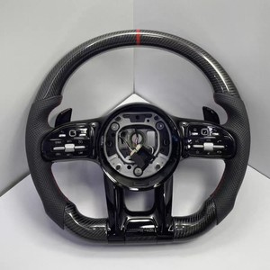 Cubierta de Cuero y Fibra de Carbono para Palancas de Cambio de Volante para Mercedes C200, CLS, Clase S, Clase A/C/E, GLA/GLC/GLB/GLE - Ergonómica - Product Image 6