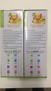 Máy xay sinh tố cầm tay 380ml, sạc điện USB, 6 lưỡi dao bằng thép không gỉ, tự làm sạch, chuyên dụng làm sinh tố trái cây - Product Image 6