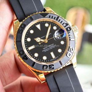 Montre de Sport pour Homme Rol Série Yacht <span class=keywords><strong>Masters</strong></span> Mouvement Mécanique Automatique Japonais 8215 Bracelet en Caoutchouc de 20mm Acier Inoxydable Alarme de Plongée - Product Image 5