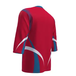 Maglia da Lacrosse all'ingrosso di alta qualità sublimazione personalizzata maglia da Hockey su prato ad asciugatura rapida 2023