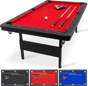 新しいモダンな最も安い折りたたみ式6フィート7フィート8フィート9フィートスヌーカープールテーブル屋内の新しい大人1.93メートル折りたたみ式ビリヤードビリヤード台 - Product Image 1