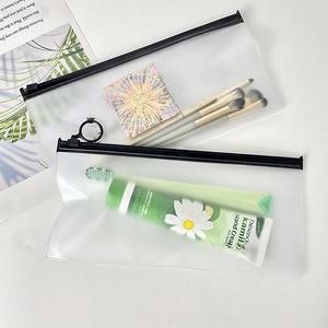 Mini Zipper Pouch Bags Clear PVC Planner Journal Loose Leaf Binder Pocket Pens Cards <b>Files</b> Organizers <b>Storage</b> Zip Bags - Product Image 6
