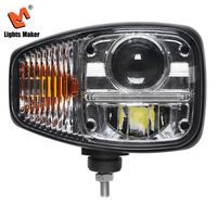Phare LED 112W, faisceau haut 60W, faisceau bas 30W, étanche IP67, 4800LM, 10-30V DC, boîtier en aluminium, 9102 scellé