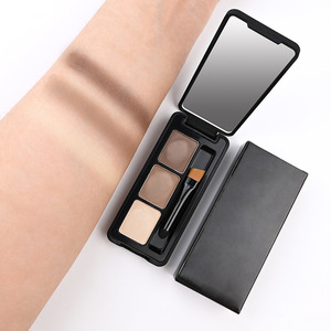 Paleta <span class=keywords><strong>de</strong></span> Polvo para Cejas a Prueba <span class=keywords><strong>de</strong></span> Agua <span class=keywords><strong>de</strong></span> 3 Colores con Logotipo Personalizado, Maquillaje Vegano para Cejas, Crea Fácilmente un Efecto 3D Microblading - Product Image 2