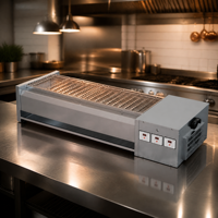 Grill électrique de table Zone Zontrol, facile à nettoyer, vente en gros d'articles de cuisine, offre spéciale