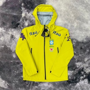 Chaqueta Acolchada de Fútbol con Logotipo de Brasil, Relleno de Poliéster; para Hombre y Mujer, Estilo Gabardina Delgada con Capucha, para Barcelona y <span class=keywords><strong>Chelsea</strong></span> - Product Image 5
