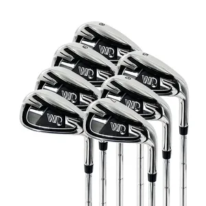 OEM 4 5 6 7 8 9 P Golf kepala besi disesuaikan CNC Milled Cavity didukung Set tongkat Golf