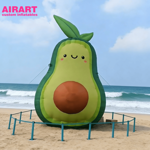 Peluche géante gonflable en forme d'avocat pour accessoires de scène, avocat <span class=keywords><strong>frais</strong></span> pour promotions, statue d'avocat - Product Image 2
