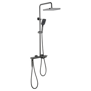 <b>Shower</b> Set XL-2053 Modern Brass Rain <b>Shower</b> Head With Handheld Spray Gun For Bathroom Use - Product Image 4