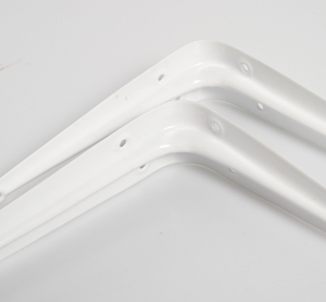 Heavy Duty <strong>White</strong> Iron Metal Shelf Support <strong>Brackets</strong> - Product Image 5