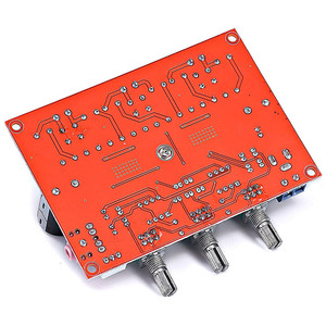 XH-M139 Papan Amplifier Digital 2.1-kanal 12V-24V Tegangan Lebar TPA3116D2 2 * 50W+100W - Product Image 4