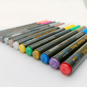 Acrylic Cao Cấp Sơn Bút, Nước Dựa Trên, 24 Màu Sắc, Trung Điểm, Tuyệt Vời Cho Thủy Tinh, Đá, giấy, Gốm Sứ, Nhựa - Product Image 4