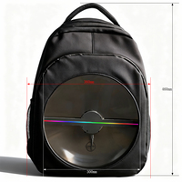 Sac à dos à écran holographique intelligent, technologie portable légère pour le marketing interactif et la vente au détail