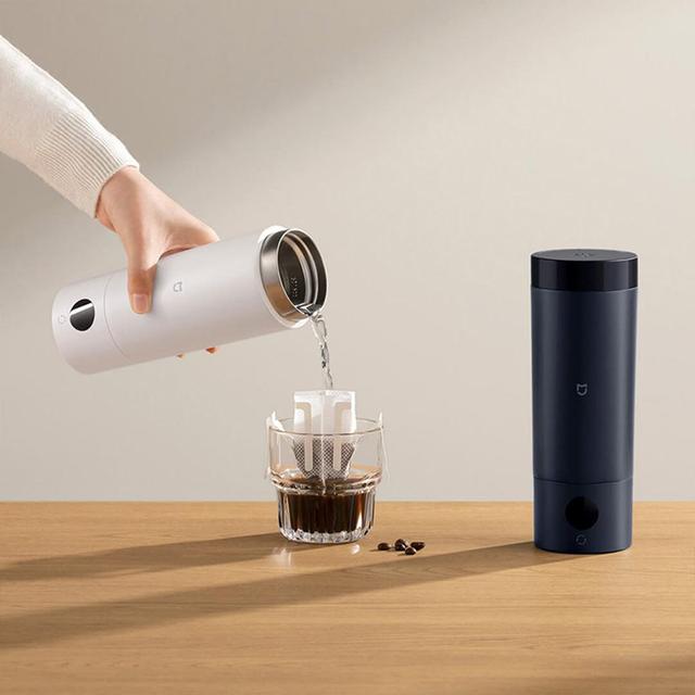 MJDRB02PL Mijia Portable Kettle 316L Stainless 6 Temp Control 110 220V 350ml Travel Heater CE FDA with Chinese Plug