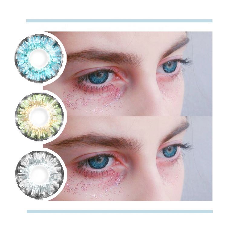 aFancy Pro Wholesale Fast Delivery 3-Tone Colored Contact Lens Eye Contacts Factory
