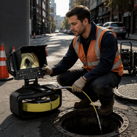 Caméra d'inspection de canalisation FORBEST de haute qualité 1080P IP68 F81 avec câble de poussée de 30 m et garantie d'un an pour la détection des canalisations d'égout