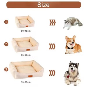 Beliebtes Ganzjahres-Komfort-Rechteck-Haustierbett Abnehmbares Waschbares Haustier-Sofabett Luxuriöse Schlafmatte für Hund und Katze - Product Image 3