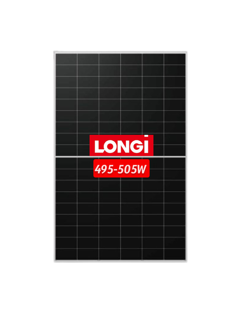 For LONGi Hi-MO X10 Solar Panels LR7-54HVH 495W/500W/505W Highest Efficiency BC-CELL N-Type Half Cell Solar Photovoltaics Panels
