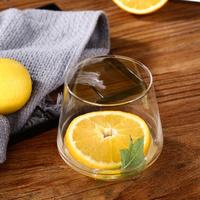 Gobelet de Luxe Sans Poignée Écologique et Coloré, en Verre Sodocalcique Transparent, Créatif pour la Maison, pour Bain de Bouche et Eau, Idéal pour le Salon