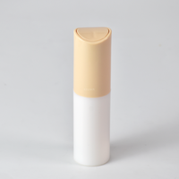 Flacon pompe sans air en plastique personnalisé de luxe rechargeable de 15 ml pour crème de soin de la peau, lotion cosmétique, sérum, par KINPACK
