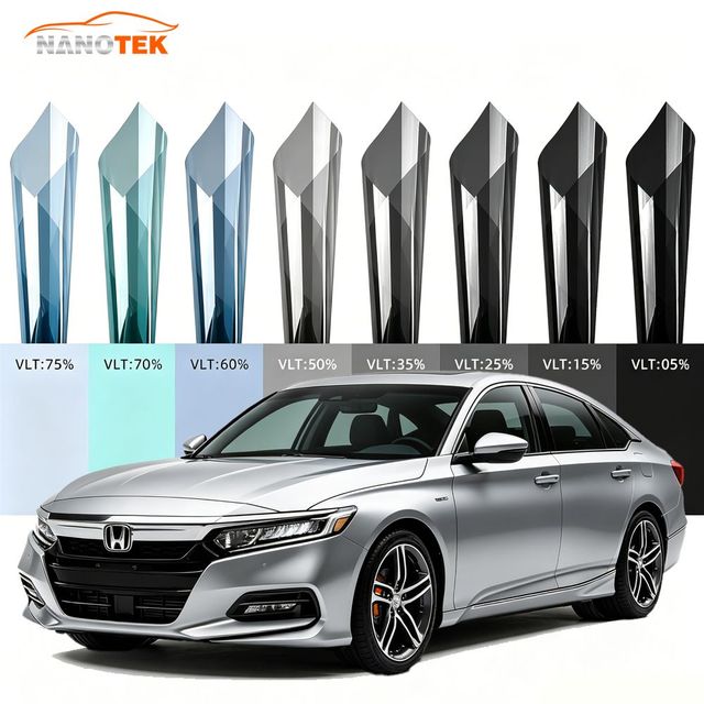 NANOTEK Automotive Classic Series Heat Rejection Film Anti Scratch Car Glass Solar Control UV IR Heat Insulation Privacy Film
