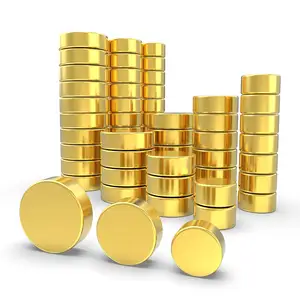 Neodymium Magnets Manufacturer Disc Neodymium Magnet With Gold Coating