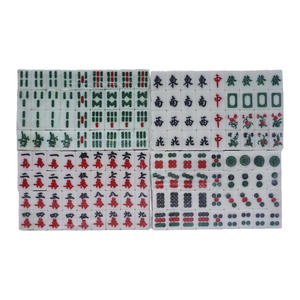 Ensemble de Mahjong Acrylique Personnalisé Tuiles Japonaises Américaines <span class=keywords><strong>Jeu</strong></span> Riichi de Voyage Portable Électrique Magnétique de Luxe Double Affichage Mini - Product Image 4