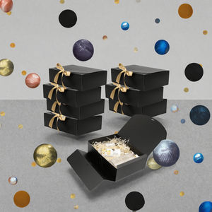 Foldable Customized Shape Recycled Kraft Paper Slotted <b>Magnetic</b> Closure Bridesmaid Wedding Favour Candle <b>Gift</b> <b>Boxes</b> Ribbon Baby - Product Image 3