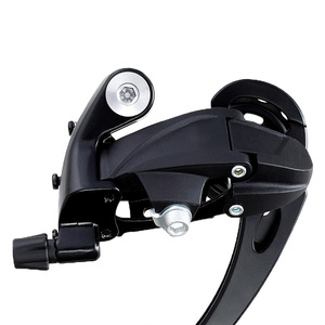 Shinesoon Dérailleur arrière pour vélo de route <span class=keywords><strong>VTT</strong></span> <span class=keywords><strong>8</strong></span>/9 <span class=keywords><strong>vitesses</strong></span> avec levier de vitesse en aluminium 3 <span class=keywords><strong>vitesses</strong></span>, capacité 36T, noir, 260g, plastique + métal - Product Image 3