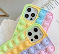 Nouvelle Arrivée 2021 Sunny – Coque de Luxe en Silicone Souple et Flexible Anti-choc et Étanche, Design Cœur Bulle, 6 Couleurs Vives – Vente Flash