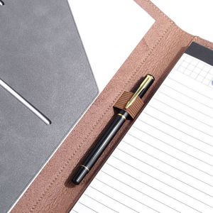 Factory Quick Custom <b>A4</b> Executive Pu File <b>Folder</b> Hard <b>Leather</b> Organizer Business Portfolio for Filing Document - Product Image 4